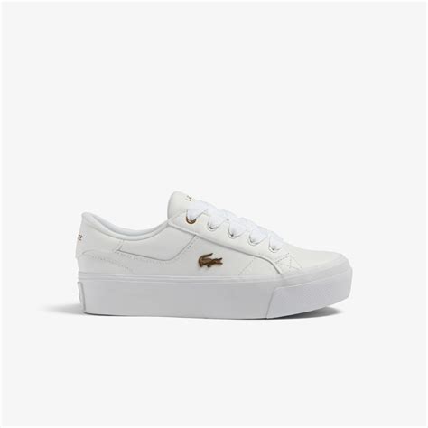 lacoste women's ziane platform sneaker|lacoste ziane trainers.